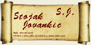 Stojak Jovankić vizit kartica